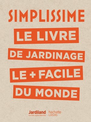 cover image of Simplissime--Jardinage